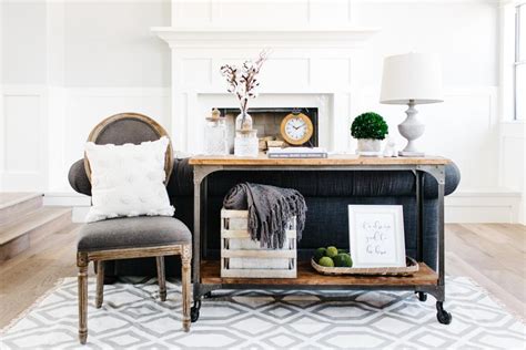 Living in nyc, i've always dreamed of a space big enough to have a sofa table behind my sofa with space. 3 Ways to Style a Sofa Table | HGTV