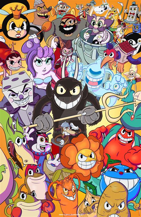 Cuphead Bosses Fan Piece Final By Brianlee88 On Deviantart