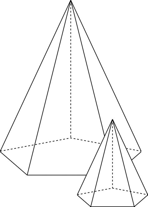 Similar Pentagonal Pyramids Clipart Etc