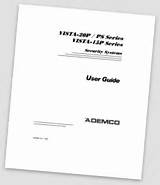 User Manual For Ademco Vista 20p