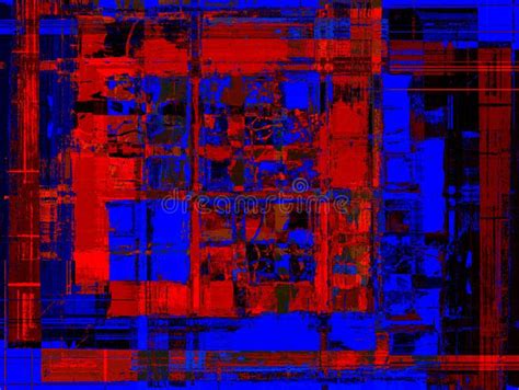 Abstract Background 3d Illustration A Striking Combination Of Red