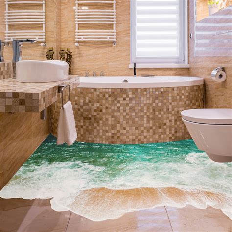 3d Bathroom Floor Decals Flooring Ideas