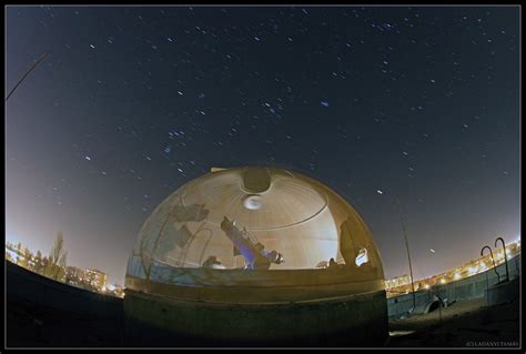 Stars Shine Over Hungarian Observatory Night Sky Photo