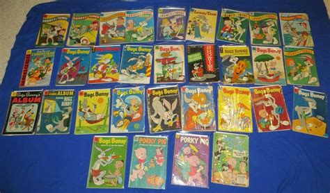 Bugs Bunny Porky Pig Looney Tunes Dell Comics Whitman Lot Of 55