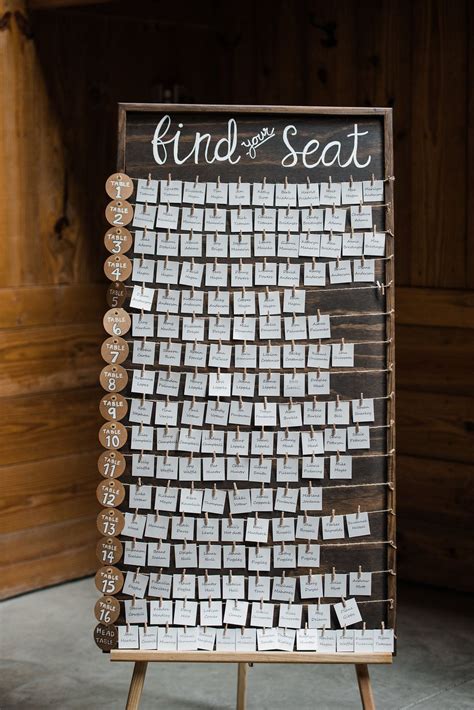 Diy Seating Chart Wedding
