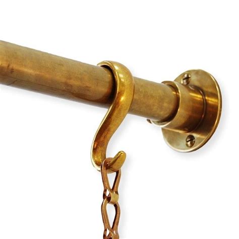 Brass S Hook With Chain And Picture Rail Picture Rail Gallery Wall