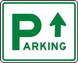 Parking Arrow Sign