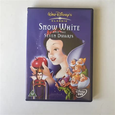 Snow White And The Seven Dwarfs Dvd Disney Region 2 Uk Release 290