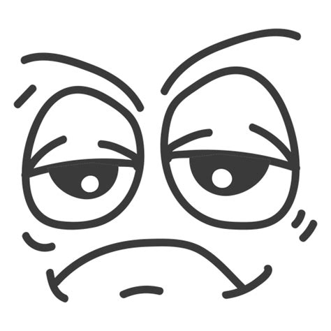Bored Emoticon Face Cartoon Transparent Png And Svg Vector Images And