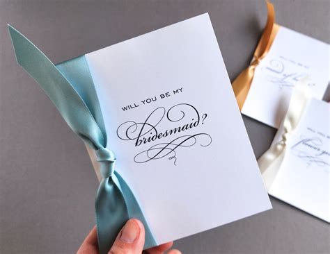 Bridesmaid Proposal Card PRINTABLE Will You Be My Bridesmaid Etsy