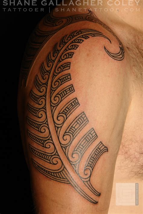 Maori Polynesian Tattoo Maori Silver Fern