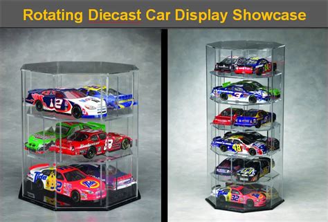 Custom Clear Plastic Diecast Car Display Showcase Cabinet For