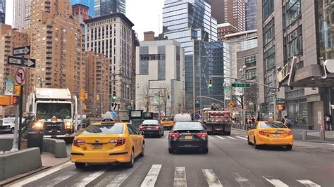 Driving Downtown Broadway 4k New York City Usa Youtube