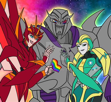 Firestarnovastar X Megatron X June Darby By Melspyrose On Deviantart