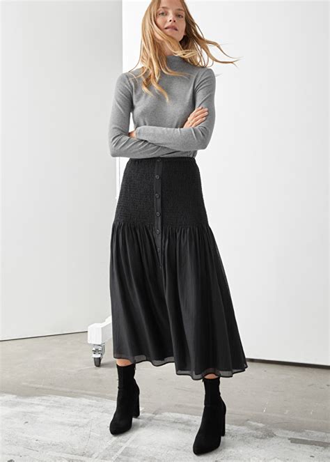 30 Maxi Skirts I Want To Wear With Boots This Winter Who What Wear Uk