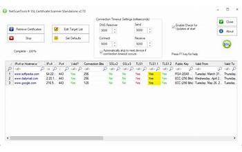 NetScanTools SSL Certificate Scanner screenshot #3