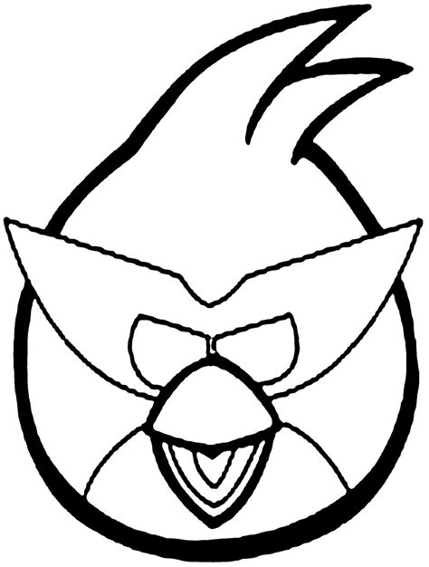 Angry birds coloring pages for kids — mister coloring. Angry Birds Red Coloring Pages - Coloring Home