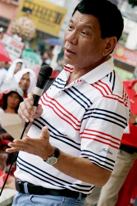 Philippines president rodrigo duterte says he 'cured' himself of being gay. Rodrigo Duterte - Wikiquote