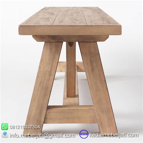 Tips cara memilih desain kursi kayu untuk ruang tamu 1. Beli Bangku kayu jati jepara model minimalis country style ...
