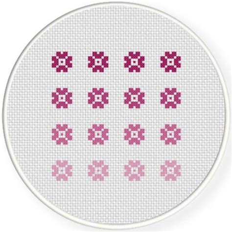 This is one of our more beautiful cross stitch pattern categories. Ombre Flowers Cross Stitch Pattern - Daily Cross Stitch