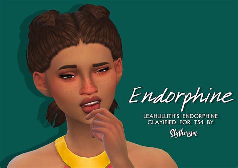 Slythersim Endorphineclayifiedhairts4 Sims 4 Cc Skin Sims Hair