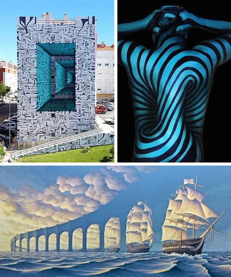 15 Artists Whose Mind Bending Optical Illusions Will Make You Look