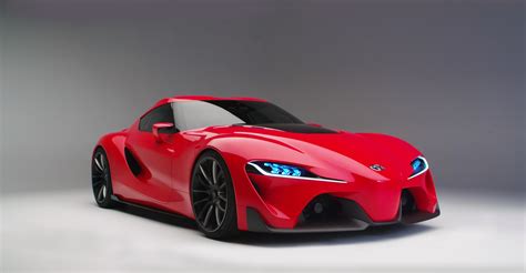 Car Red Cars Vehicle Toyota Ft 1 Gray Background Wallpapers Hd