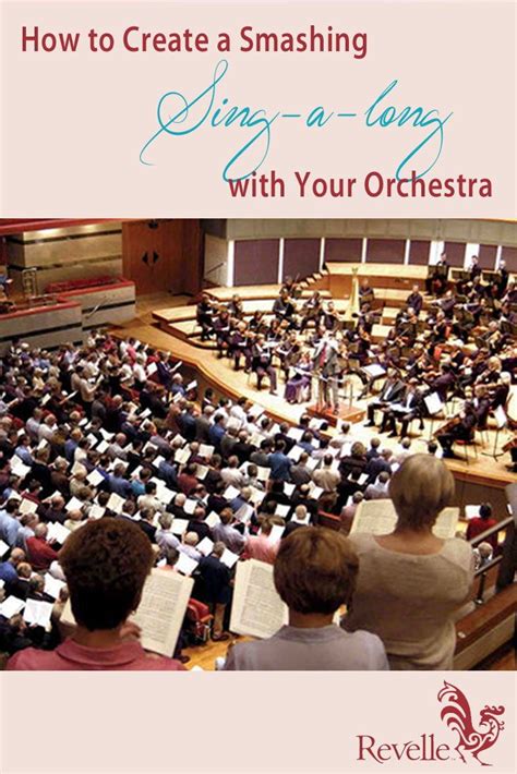 I had been given a woolworth's kit at two. How To Create A Smashing Sing-Along With Your Orchestra | Singing lessons, Orchestra, Violin lessons