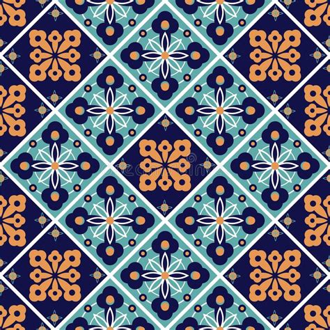 Mega Gorgeous Seamless Patchwork Pattern From Colorful Moroccan Tiles