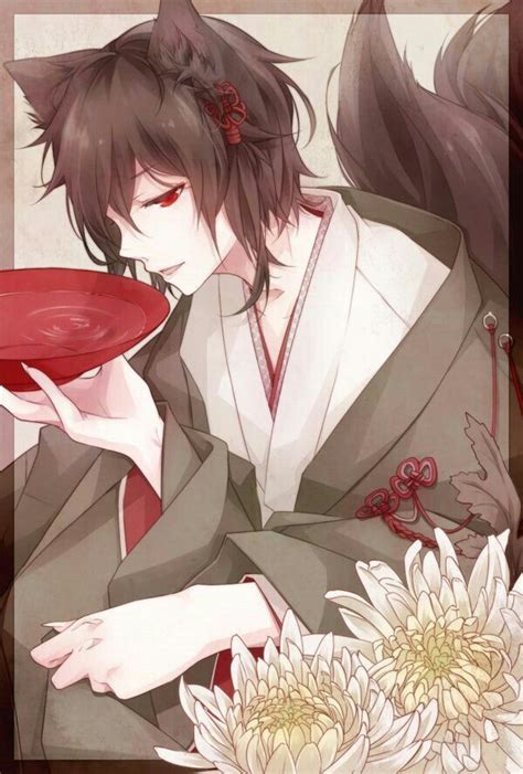 Know that much of what makes anime cool and different from western animation is based on this. Anime boy, drinking, water, black hair, flowers, kimono, cat ears, neko, tail, red eyes; Anime ...