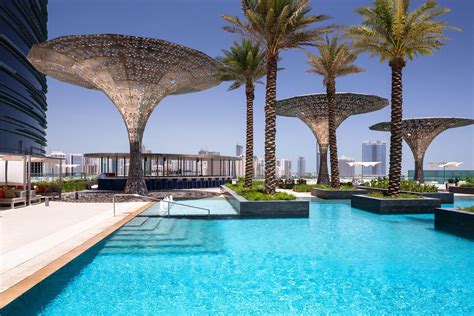 Abu Dhabi Hotel Pool Abu Dhabi Luxury Hotel Rosewood
