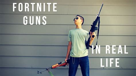 All Fortnite Guns In Real Life Youtube