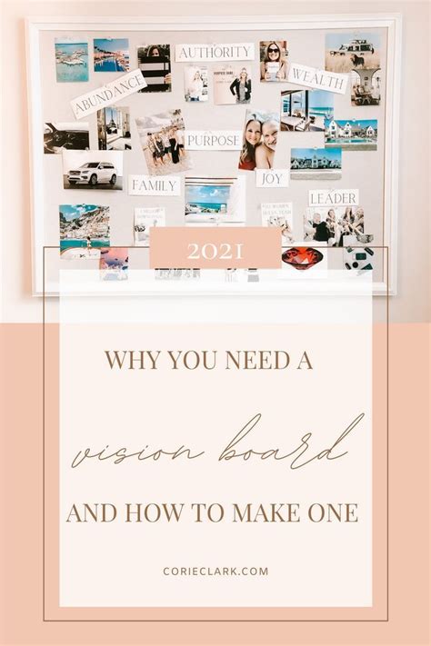 Corie Clark Shares How To Make A Vision Board That Will Help You Reach