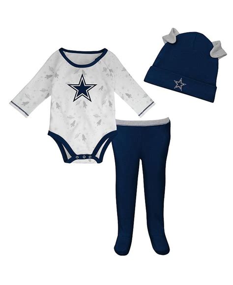 Dallas Cowboys Newborn And Infant Boys And Girls White Navy Dream Team