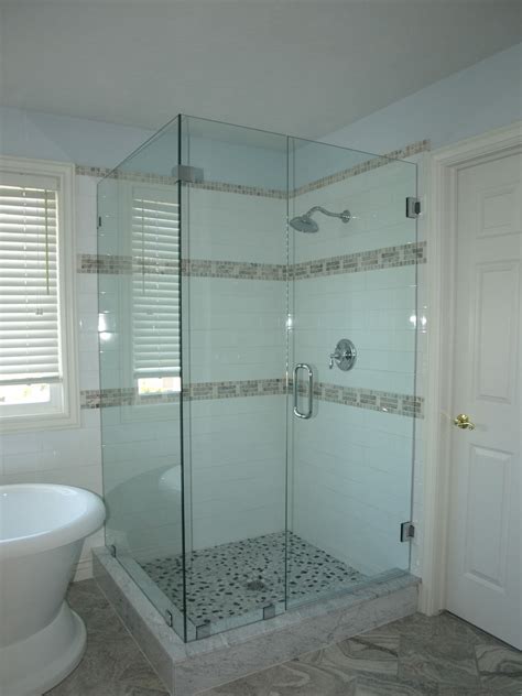Wonderful Bathroom Shower Glass Doors Home Decoration Style And