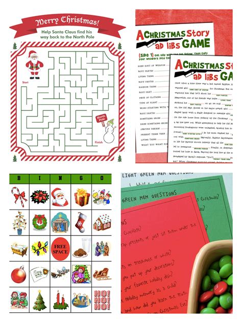 Great Deals On Printable Holiday Games Christmas Games And Activities