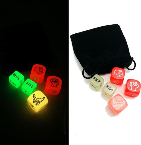 Funny Sex Position Glowing Dice Set For Adult Couples Novelty Toys Game Adult Fun