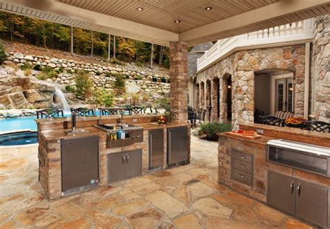 Rustic Outdoor Kitchen Ideas Home Design Ideas