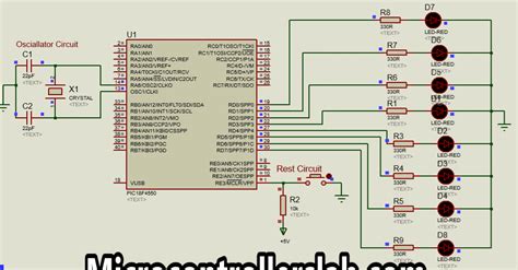 Led Blinking Using Pic Microcontroller Mplab Xc8 And Mikroc Codes