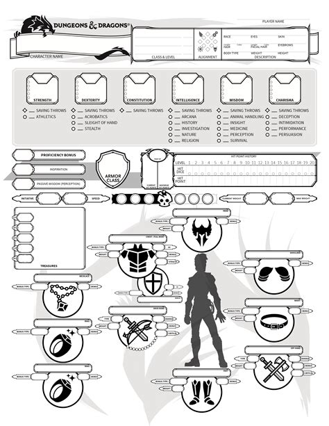 Dnd 5e Printable Character Sheet That Are Persnickety Coloured Sheets