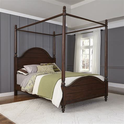 Shop best queen canopy bed at ny furniture outlets. Country Comfort Queen Canopy Bed | Home Styles