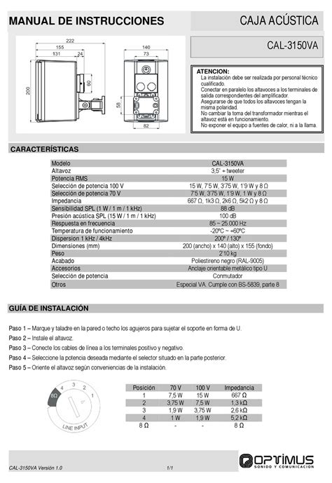 Optimus Cal 3150va Instruction Manual Pdf Download Manualslib