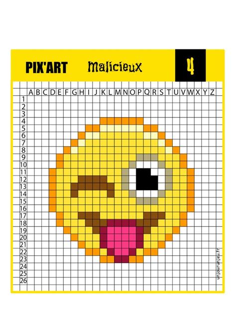 Pour réaliser un dessin en pixel art, il vous faut tout d'abord une grille et vous pouvez l'imprimer ici. 12 modèles de Pixel Art Smiley à télécharger gratuitement ...