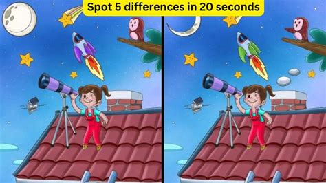 Spot The Difference People With High Brain Power Can Easily Spot 5