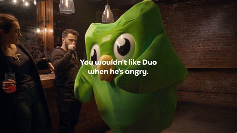 duolingo x angry birds 2 the team up you wouldn t like duo when he s angry ignore his