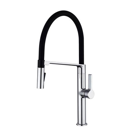 Flynama Commercial Style Pull Down Sprayer Kitchen Faucet In Chrome Pzz Rx6006cp The Home Depot