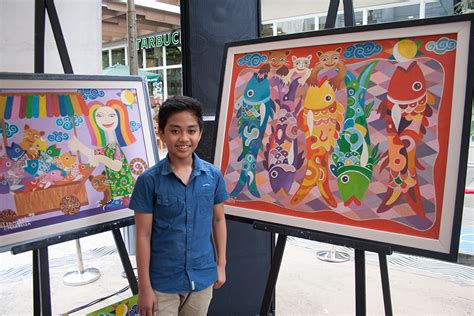 Kid Painter Hamzah Marbella Dreams Of National Artist Recognition Gma