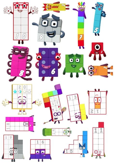 Numberblocks Characters 1