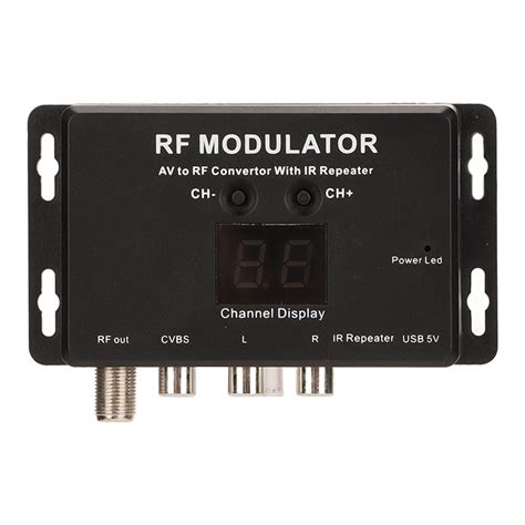 Buy Luqeeg Rf Modulator Professional Av To Rf Convertor With Ir