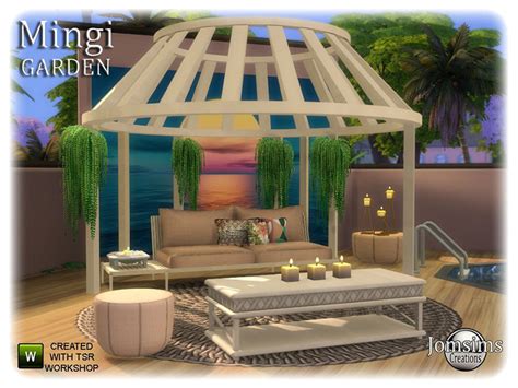 Sims 4 Patio Furniture Cc The Ultimate Collection Fandomspot Parkerspot